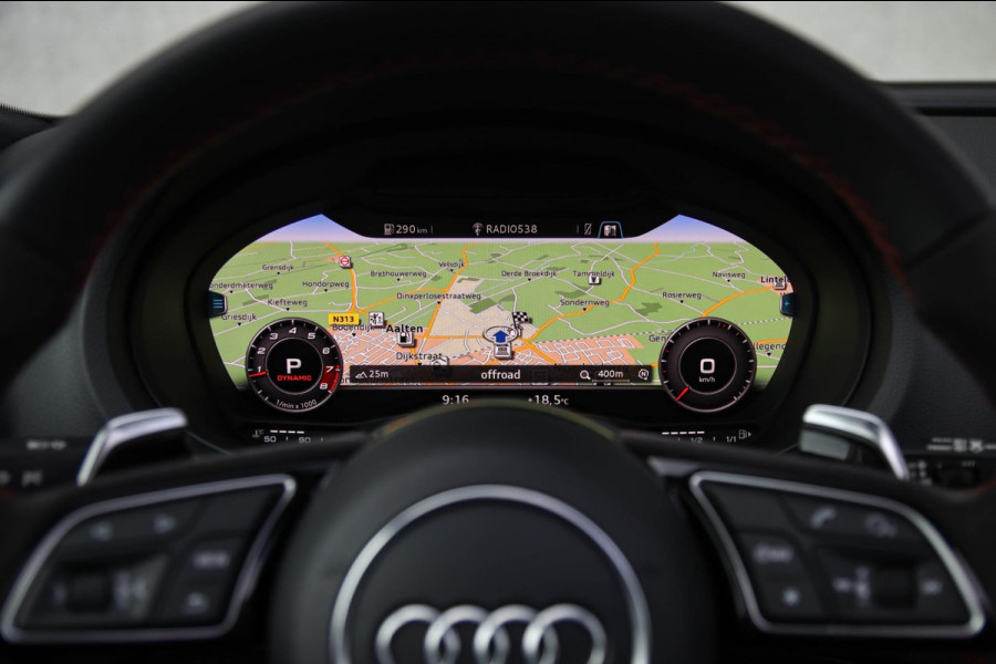 Audi A3 Sportback 2.5TFSI Quattro RS3 Facelift 400pk S-Tronic|Geen OPF|Nardo Grey|Keramisch|Virtual Cockpit|Panoramadak|LED Matrix