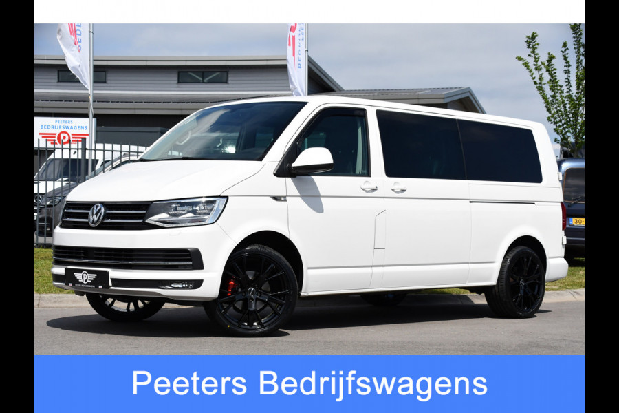Volkswagen Transporter 2.0 TDI L2H1 DC Highline Adaptieve Cruise, Camera, Carplay, NAVI, Automaat, Trekhaak, LED, 150pk, Uniek!
