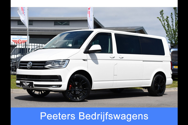 Volkswagen Transporter 2.0 TDI L2H1 DC Highline Adaptieve Cruise, Camera, Carplay, NAVI, Automaat, Trekhaak, LED, 150pk, Uniek!