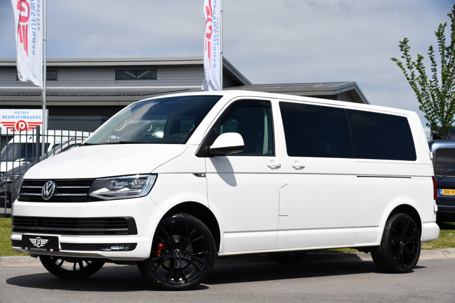 Volkswagen Transporter 2.0 TDI L2H1 DC Highline Adaptieve Cruise, Camera, Carplay, NAVI, Automaat, Trekhaak, LED, 150pk, Uniek!
