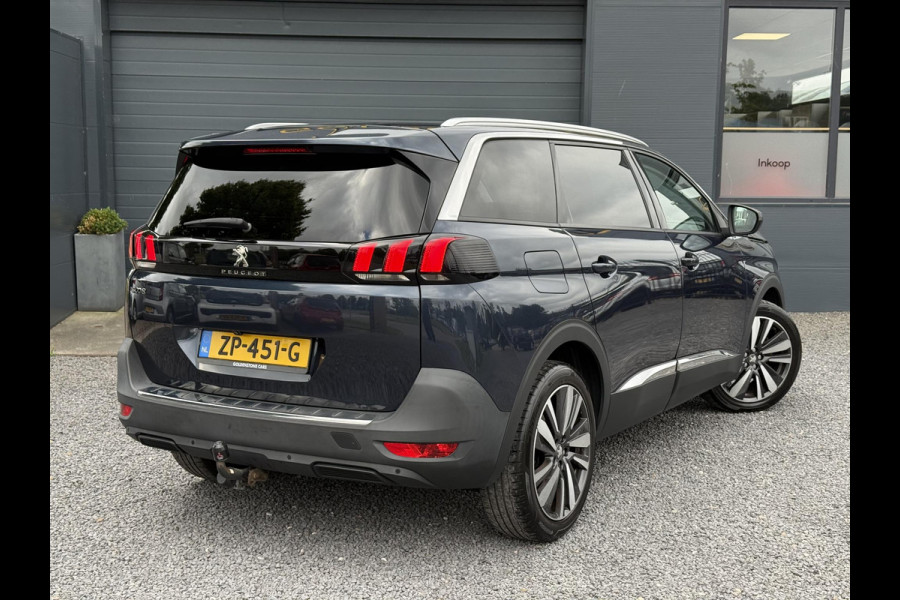 Peugeot 5008 1.2 PureTech Allure 7 persoons,Automaat,2e Eigenaar,Trekhaak,360 Camera,131pk,Navi,Clima,Cruise,Lm velgen,Extra winterset,Pdc V+A,Riem Recent verv,Halfleder,Nieuwe Apk bij Aflevering