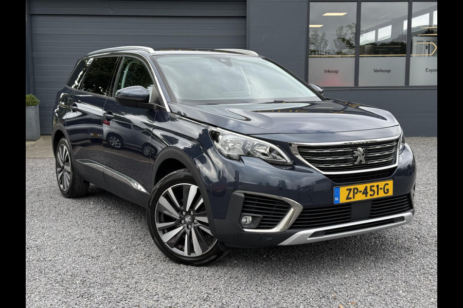 Peugeot 5008 1.2 PureTech Allure 7 persoons,Automaat,2e Eigenaar,Trekhaak,360 Camera,131pk,Navi,Clima,Cruise,Lm velgen,Extra winterset,Pdc V+A,Riem Recent verv,Halfleder,Nieuwe Apk bij Aflevering