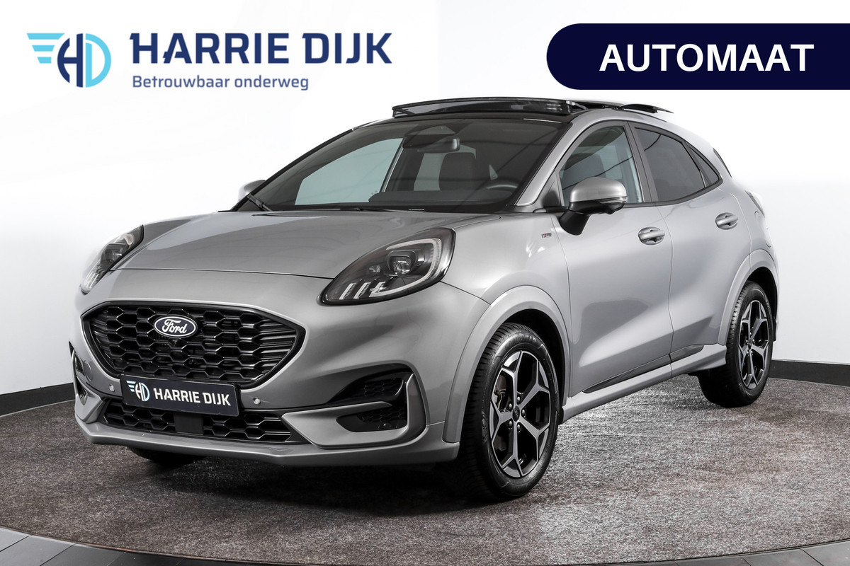 Ford Puma 1.0 EcoBoost 125 PK Hybrid ST-Line - Automaat (Nieuw model) | S/K-Panodak | Afn. Trekhaak | Dig. Cockpit | Adapt. Cruise | Winterpakket | 360 Camera | NAV+App. connect | ECC | Elek. Klep | LM 17" | 5814