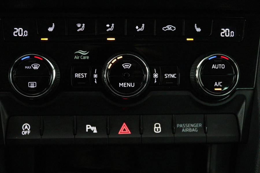 Škoda Kodiaq 1.5 TSI Business Edition 7p (ACHTERUITRIJCAMERA, STUUR/STOEL VERWARMING, CRUISE, CRUISE ADAPTIEF, GOED ONDERHOUDEN)