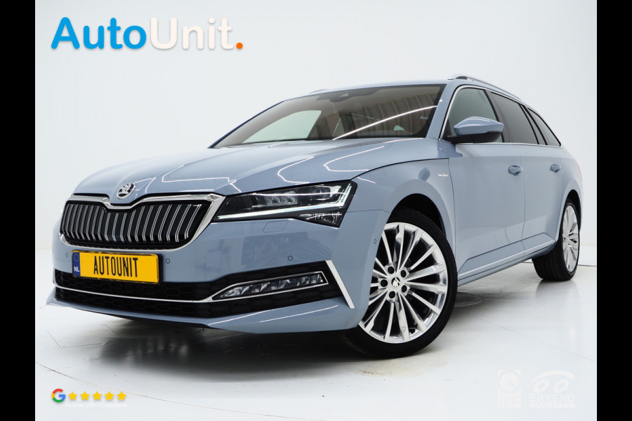 Škoda Superb Combi 1.4 TSI iV Laurin & Klement | Panoramadak | Trekhaak | Canton | Keyless | Adaptive Cruise | Carplay