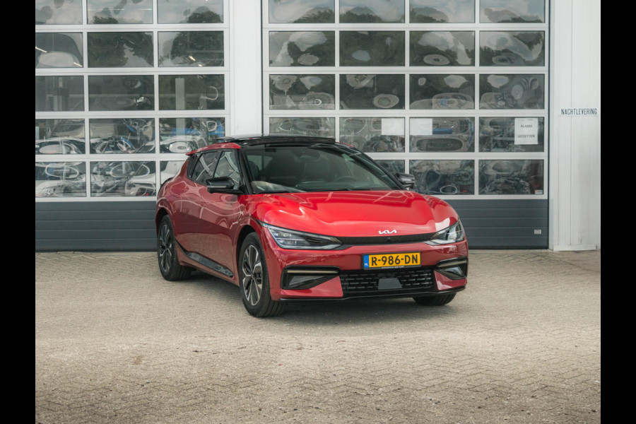 Kia Ev6 GT-Line 77.4 kWh schuifkanteldak l Steoverwarming en stoel ventilatie l Meridian soundsysteem