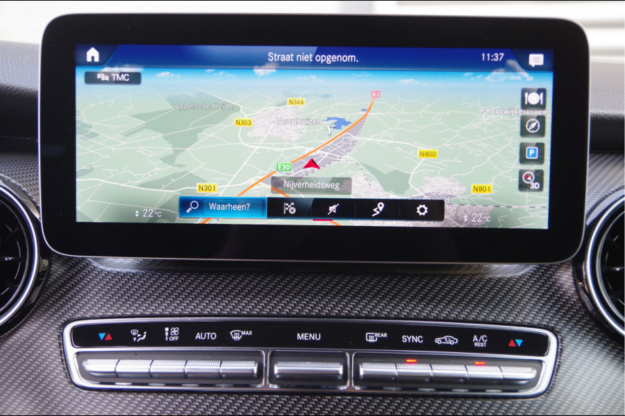 Mercedes-Benz V-Klasse 250d AMG L2 DC-5P, LED, LEDER, 360 CAMERA, 2X SCHUIFDEUR, MBUX 10'', CLIMA, CRUISE, PARKEERSENSOREN, 19'' AMG