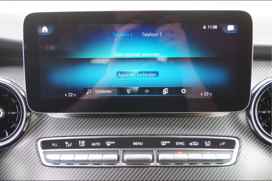 Mercedes-Benz V-Klasse 250d AMG L2 DC-5P, LED, LEDER, 360 CAMERA, 2X SCHUIFDEUR, MBUX 10'', CLIMA, CRUISE, PARKEERSENSOREN, 19'' AMG