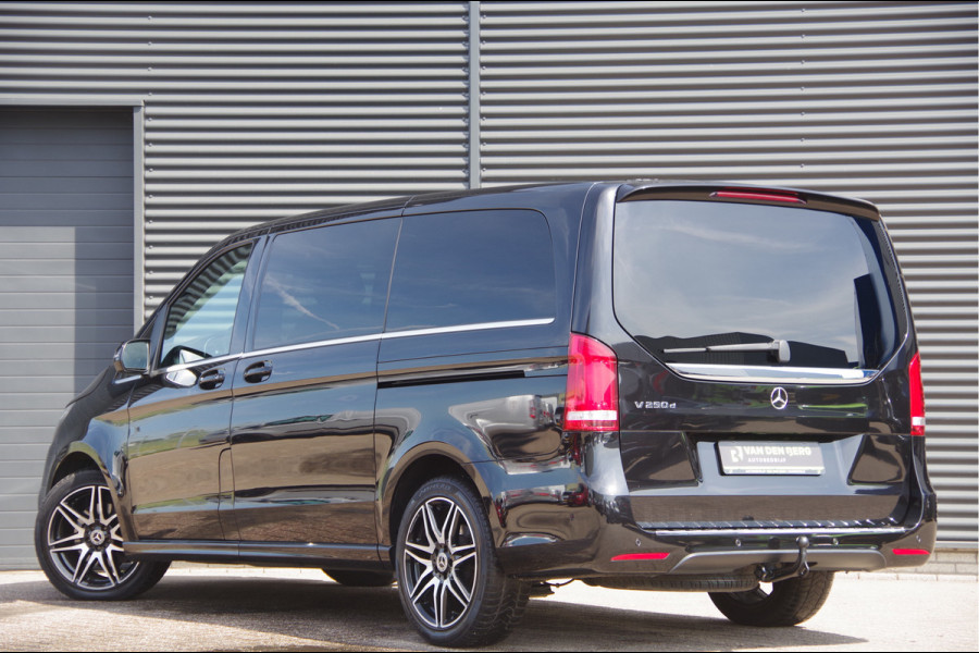 Mercedes-Benz V-Klasse 250d AMG L2 DC-5P, LED, LEDER, 360 CAMERA, 2X SCHUIFDEUR, MBUX 10'', CLIMA, CRUISE, PARKEERSENSOREN, 19'' AMG