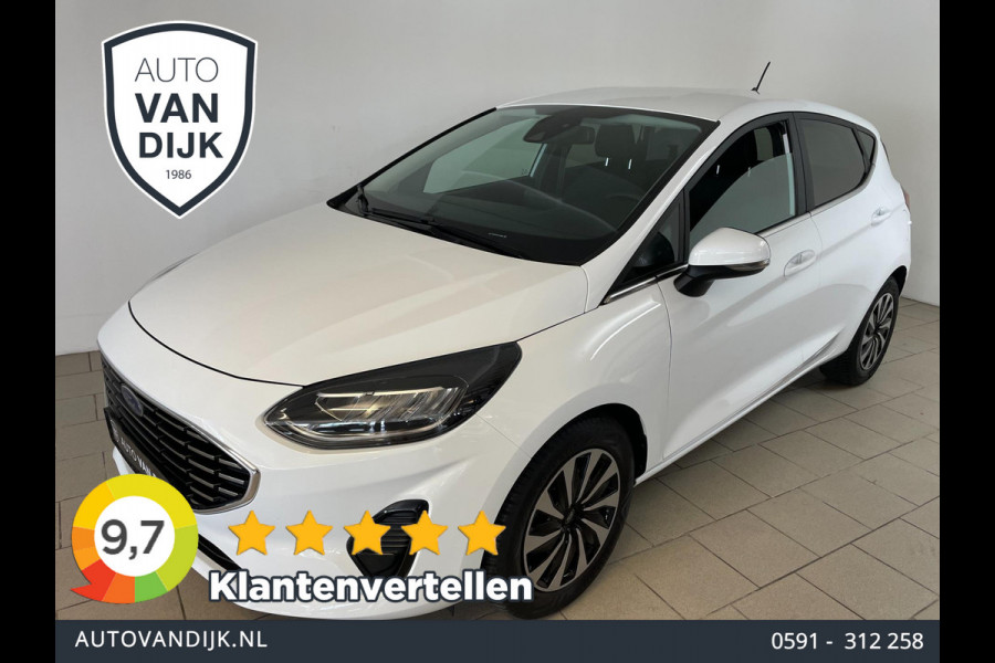 Ford Fiesta 1.0 EcoBoost Hybrid AIRCO NAVI CRUISE ELEK RAMEN CENT VERG VELGEN 5 DEURS PRIVACYGLAS ZEER NETTE AUTO
