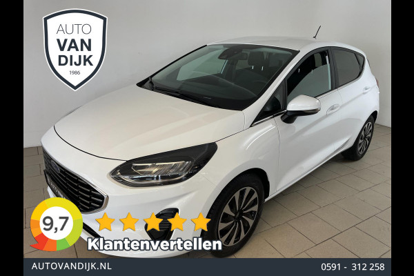 Ford Fiesta 1.0 EcoBoost Hybrid AIRCO NAVI CRUISE ELEK RAMEN CENT VERG VELGEN 5 DEURS PRIVACYGLAS ZEER NETTE AUTO