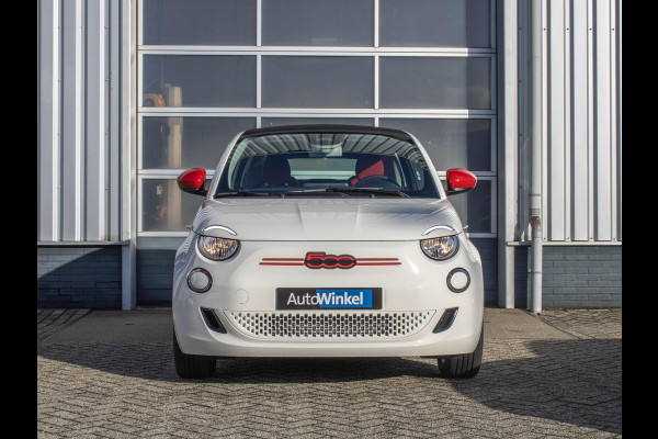 Fiat 500E RED Cabrio 42 kWh | Uit voorraad leverbaar ! | CarPlay | PDC |
