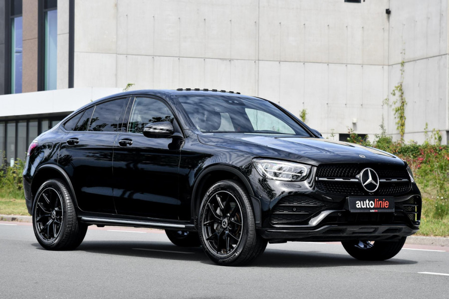 Mercedes-Benz GLC Coupé 300e 4MATIC AMG, BTW, Night ed. Pano, Digital, Memory, 360, Keyless, CarPlay, Sfeer!