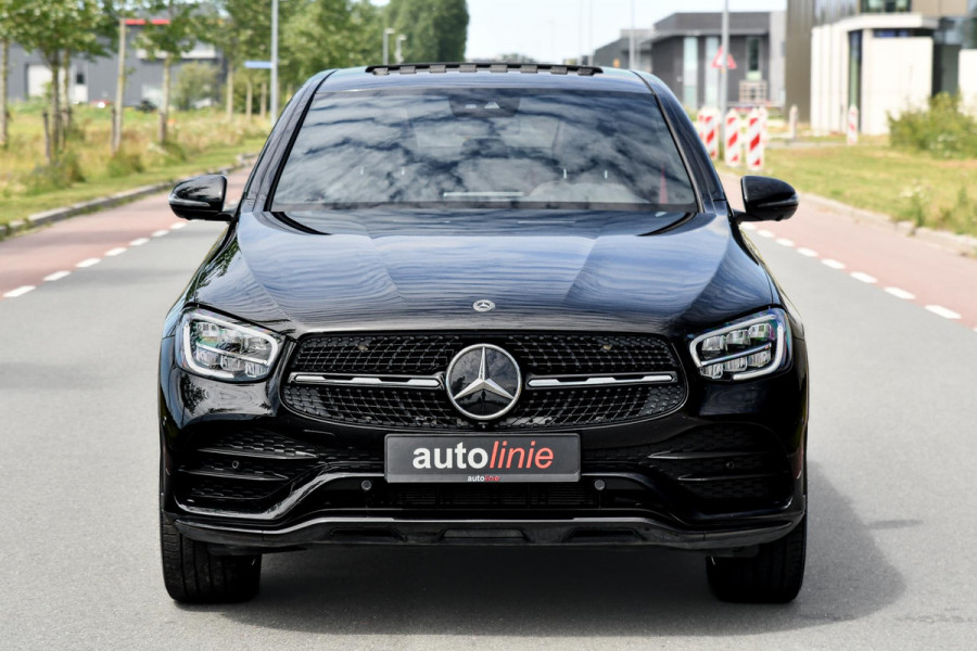 Mercedes-Benz GLC Coupé 300e 4MATIC AMG, BTW, Night ed. Pano, Digital, Memory, 360, Keyless, CarPlay, Sfeer!