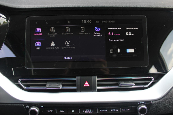 Kia Niro 1.6 GDi 142PK AUTOMAAT Hybrid DYNAMICLINE | NAVIGATIE | APPLE CARPLAY/ANDROID AUTO | ACHTERUITRIJ CAMERA | DAB+ RADIO | CLIMATE CONTROL | LANE ASSIST |