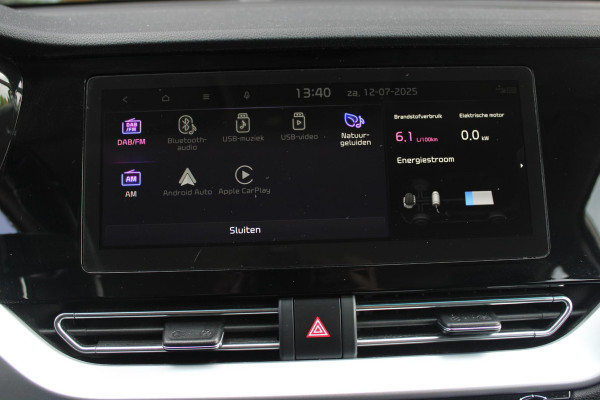 Kia Niro 1.6 GDi 142PK AUTOMAAT Hybrid DYNAMICLINE | NAVIGATIE | APPLE CARPLAY/ANDROID AUTO | ACHTERUITRIJ CAMERA | DAB+ RADIO | CLIMATE CONTROL | LANE ASSIST |