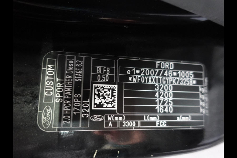 Ford Transit Custom 170pk Automaat L2H1 Sport Raptor  Airco| ACC Bluetooth| Navi| Trekhaak| #