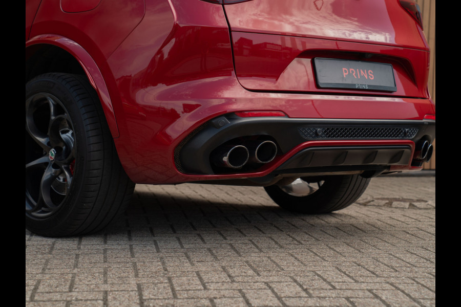 Alfa Romeo Stelvio 2.9 V6 AWD Quadrifoglio | Panoramadak | Rosso Competizione | Lederen dashboard