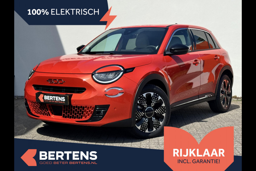 Fiat 600E La Prima 54 kWh | Lederen bekleding | Elektr. achterklep | Zeer compleet | Prijs is rijklaar