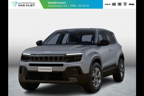 Jeep Avenger Longitude 54 kWh | Pack Winter | Storm Grey | Uit voorraad leverbaar !