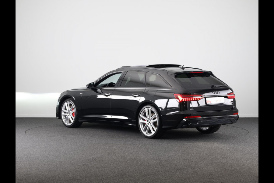 Audi A6 Avant 55 TFSI e quattro S edition Competition 367 pk S-tronic | Nappa leder | Navigatie | Panoramadak | Elektr. trekhaak | Parkeersensoren (Park assist) | Rondomzicht camera | S-Line |