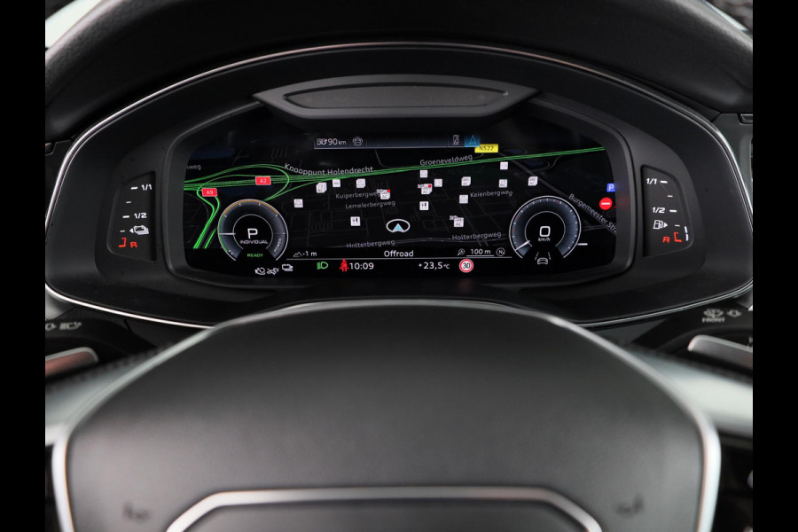 Audi A6 Avant 55 TFSI e quattro S edition Competition 367 pk S-tronic | Nappa leder | Navigatie | Panoramadak | Elektr. trekhaak | Parkeersensoren (Park assist) | Rondomzicht camera | S-Line |