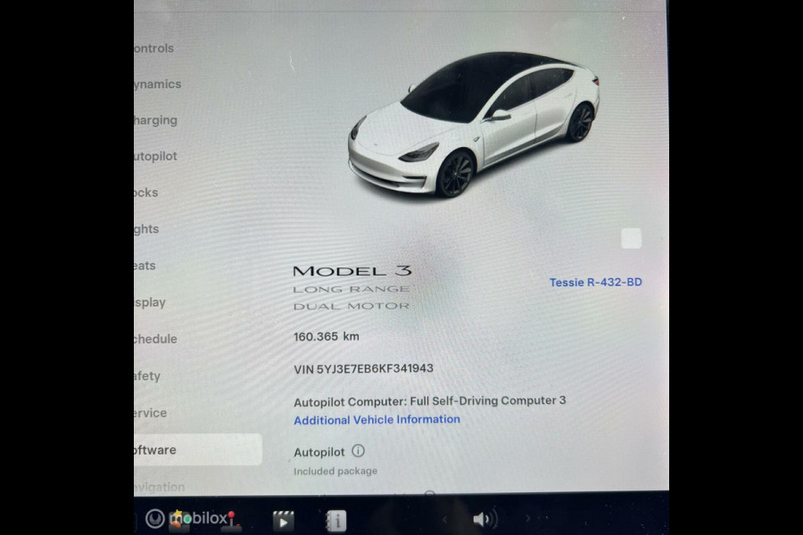 Tesla Model 3 Long Range AWD 78 kWh Wit 2019 TREKHAAK