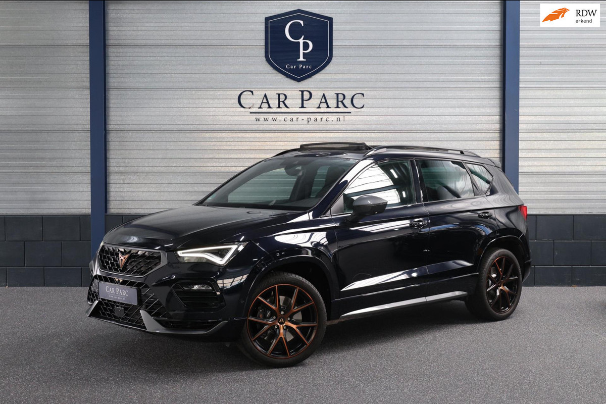 CUPRA Ateca 2.0 TSI 4DRIVE 300+PK FACELIFT/VIRTUAL/SFEER/BEATS/PANO/KUIP+S.VERWARMING/19"/CAM/ACC/ECC/12 MDN GARANTIE! CUPRA Ateca 2.0 TSI 4DRIVE 300+PK FACELIFT/VIRTUAL/SFEER/BEATS/PANO/KUIP+S.VERWARMING/19"/CAM/ACC/ECC/12 MDN GARANTIE!