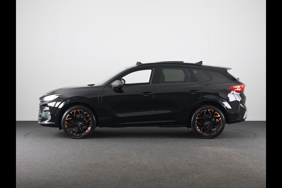 CUPRA Terramar 1.5 TSI e-Hybrid VZ Performance 272 pk Automaat (DSG) | Navigatie | Panoramadak | Parkeersensoren (Park assist) | Rondomzicht camera | Matrix LED koplampen | Lederen bekleding | Elektr. voorstoelen met geheugen |