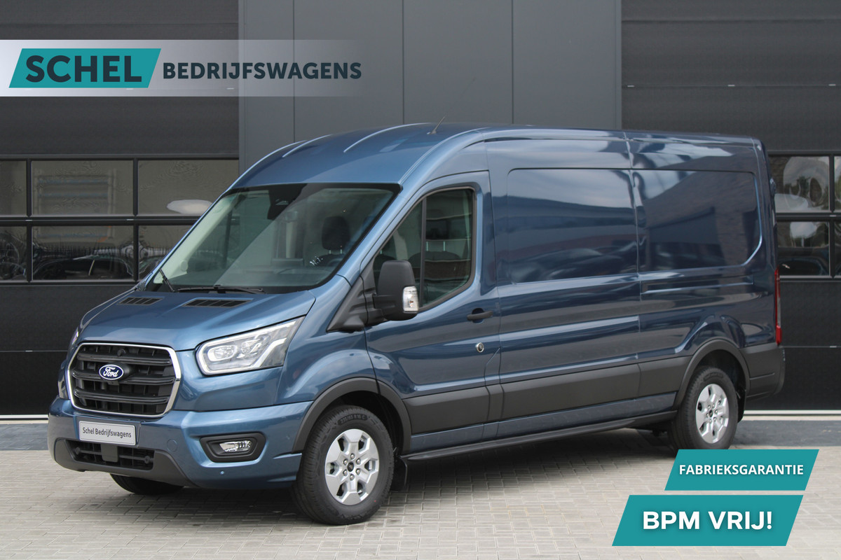 Ford Transit 350 2.0 TDCI L3H2 Limited 165pk - Adaptive Cruise - Luchtvering - Blind Spot - 360 camera - Navigatie - Stoel-Stuurverwarming - Ford Transit 350 2.0 TDCI L3H2 Limited 165pk - Adaptive Cruise - Luchtvering - Blind Spot - 360 camera - Navigatie - Stoel-Stuurverwarming -