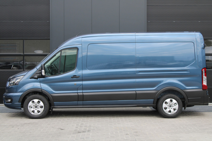 Ford Transit 350 2.0 TDCI L3H2 Limited 165pk - Adaptive Cruise - Luchtvering - Blind Spot - 360 camera - Navigatie - Stoel-Stuurverwarming -