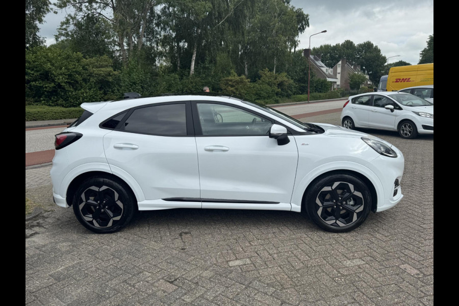 Ford Puma 1.0 EcoBoost Hybrid ST-Line X 155pk Automaat | Panoramadak | Afneembare trekhaak | Winter Pack | Adaptive cruise control | 360 graden camera | Bang&Olufsen | Elektrsiche achterklep | Matrix LED