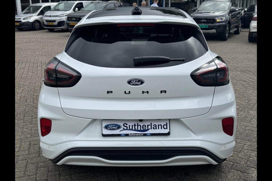 Ford Puma 1.0 EcoBoost Hybrid ST-Line X 155pk Automaat | Panoramadak | Afneembare trekhaak | Winter Pack | Adaptive cruise control | 360 graden camera | Bang&Olufsen | Elektrsiche achterklep | Matrix LED