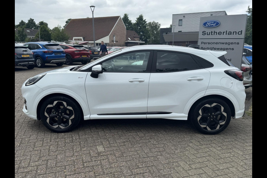 Ford Puma 1.0 EcoBoost Hybrid ST-Line X 155pk Automaat | Panoramadak | Afneembare trekhaak | Winter Pack | Adaptive cruise control | 360 graden camera | Bang&Olufsen | Elektrsiche achterklep | Matrix LED
