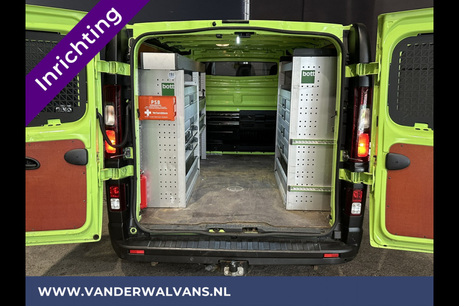 Renault Trafic 1.6 dCi L1H1 inrichting Euro6 Airco | Imperiaal | Trekhaak | Navigatie | Cruisecontrol | LED | Parkeersensoren Bijrijdersbank