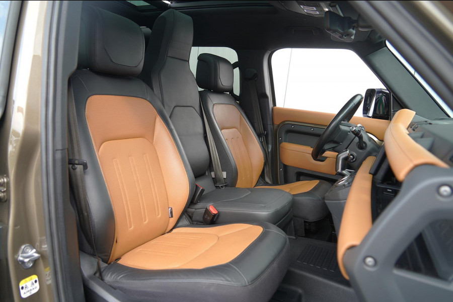 Land Rover Defender 110 3.0 P400 110 X 8-pers. / Milltek / Head-Up / Stoelkoeling / Pano / Trekhaak / Clearsight / Full Options!