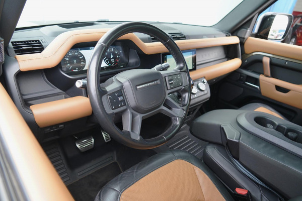 Land Rover Defender 110 3.0 P400 110 X 8-pers. / Milltek / Head-Up / Stoelkoeling / Pano / Trekhaak / Clearsight / Full Options!