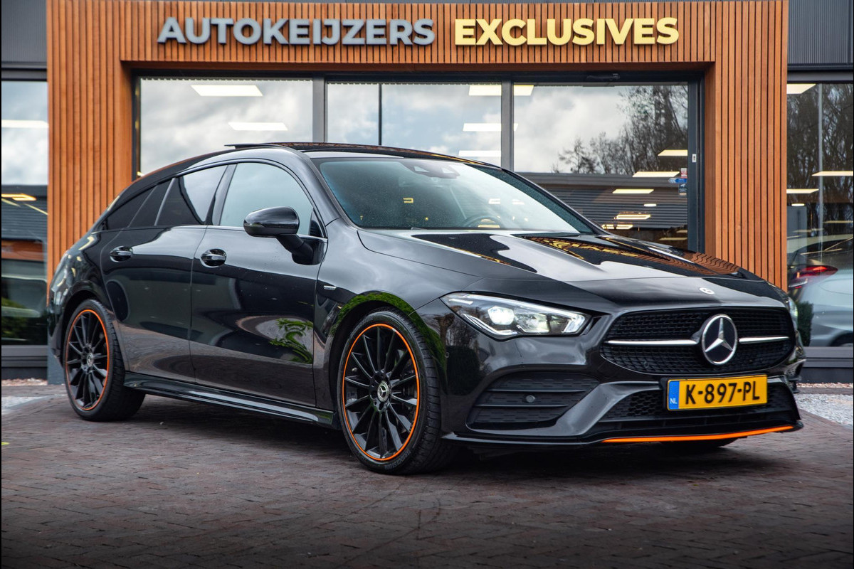 Mercedes-Benz CLA-Klasse Shooting Brake 200 d AMG Edition 1 Orange Orange Art Premium Plus Panoramadak Ambient Memory WideScreen