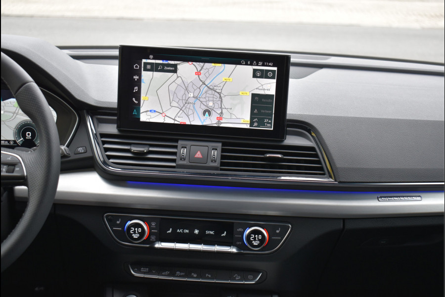 Audi Q5 Sportback 50 TFSI e S-Line Black Ed Matrix Oled B&O Leder 360 Camera Sfeer Keyless