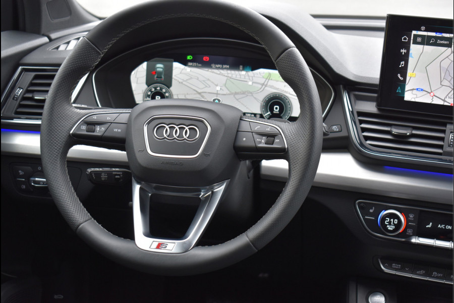 Audi Q5 Sportback 50 TFSI e S-Line Black Ed Matrix Oled B&O Leder 360 Camera Sfeer Keyless
