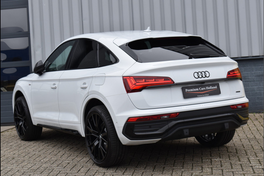 Audi Q5 Sportback 50 TFSI e S-Line Black Ed Matrix Oled B&O Leder 360 Camera Sfeer Keyless