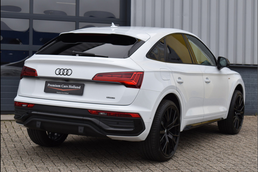Audi Q5 Sportback 50 TFSI e S-Line Black Ed Matrix Oled B&O Leder 360 Camera Sfeer Keyless