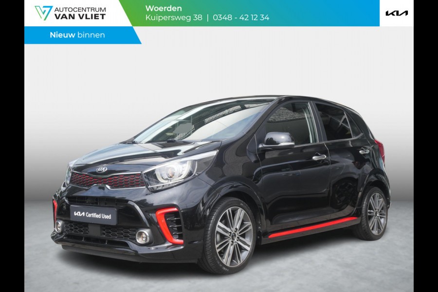Kia Picanto 1.0 T-GDI GT-Line | Cruise | Clima | Camera | Carplay | Keyless | Stoel-stuurverwarming | Navi |