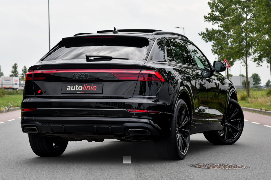 Audi Q8 60 TFSI e quattro Pro Line S Competition. BTW, RS Zetels, Pano, HUD, Laser, B&O, 360 3D, Trekh, Memory, ACC, Keyless, 23"!