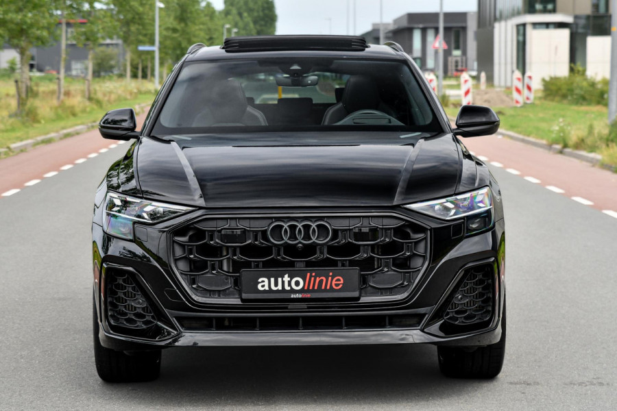Audi Q8 60 TFSI e quattro Pro Line S Competition. BTW, RS Zetels, Pano, HUD, Laser, B&O, 360 3D, Trekh, Memory, ACC, Keyless, 23"!