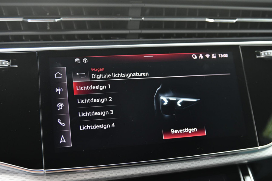 Audi Q8 60 TFSI e quattro Pro Line S Competition. BTW, RS Zetels, Pano, HUD, Laser, B&O, 360 3D, Trekh, Memory, ACC, Keyless, 23"!