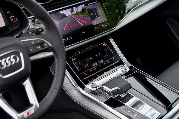 Audi Q8 60 TFSI e quattro Pro Line S Competition. BTW, RS Zetels, Pano, HUD, Laser, B&O, 360 3D, Trekh, Memory, ACC, Keyless, 23"!