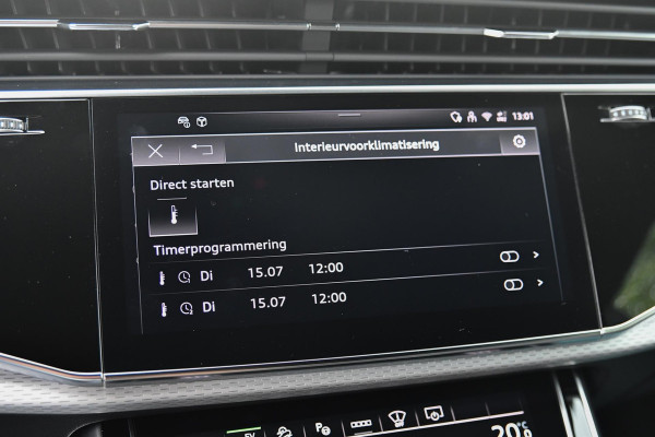 Audi Q8 60 TFSI e quattro Pro Line S Competition. BTW, RS Zetels, Pano, HUD, Laser, B&O, 360 3D, Trekh, Memory, ACC, Keyless, 23"!