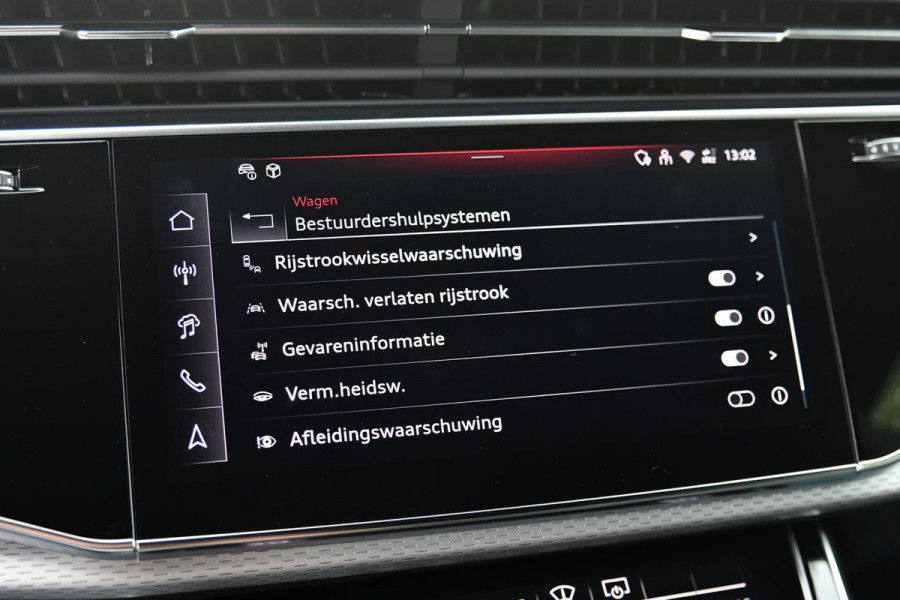 Audi Q8 60 TFSI e quattro Pro Line S Competition. BTW, RS Zetels, Pano, HUD, Laser, B&O, 360 3D, Trekh, Memory, ACC, Keyless, 23"!