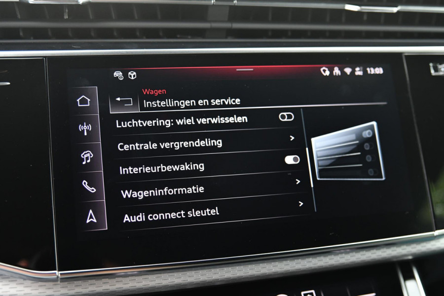 Audi Q8 60 TFSI e quattro Pro Line S Competition. BTW, RS Zetels, Pano, HUD, Laser, B&O, 360 3D, Trekh, Memory, ACC, Keyless, 23"!